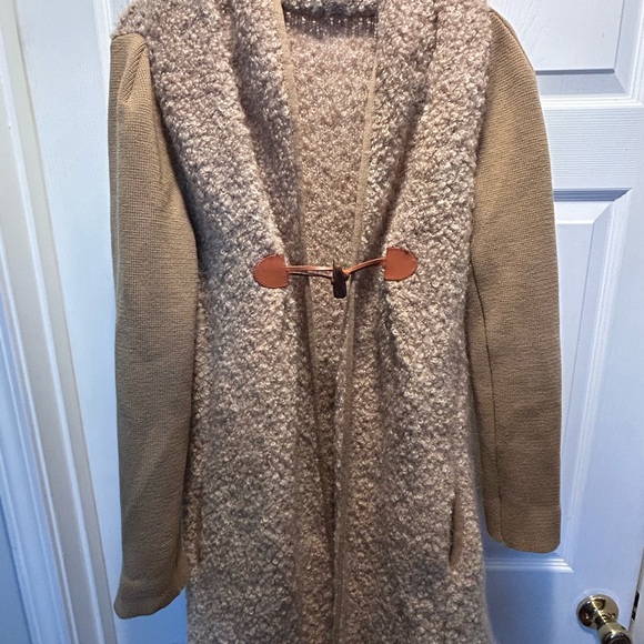 Philosophy di Alberta Ferretti Sweaters - Philosophy di Alberta Ferretti Beige and Brown Cardigan